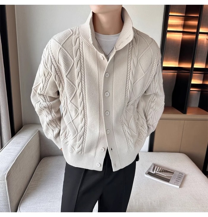 Men's Knitted Cardigan 3 COLORS