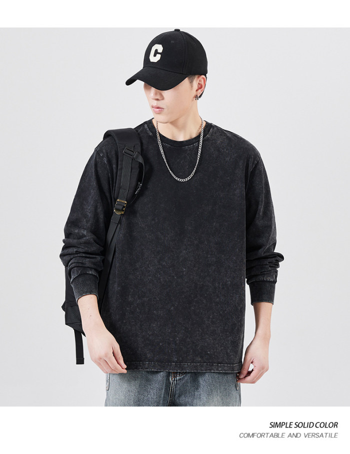 Classic Men Style Simple Hoodie Sweatshirt