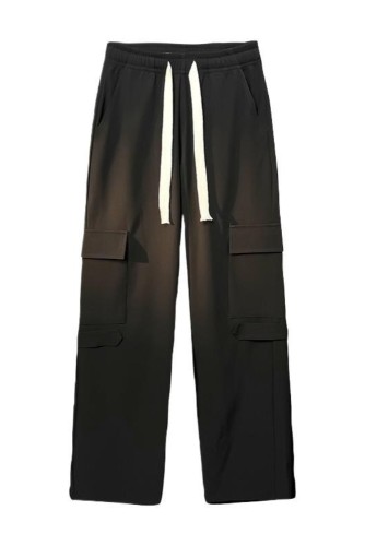 distressed wide-leg pants