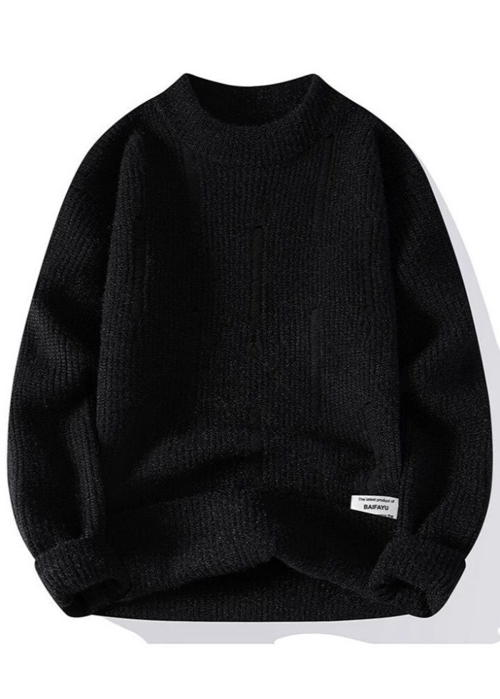 Monochrome Striped Sweater 4 colors