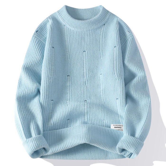 Monochrome Striped Sweater 4 colors