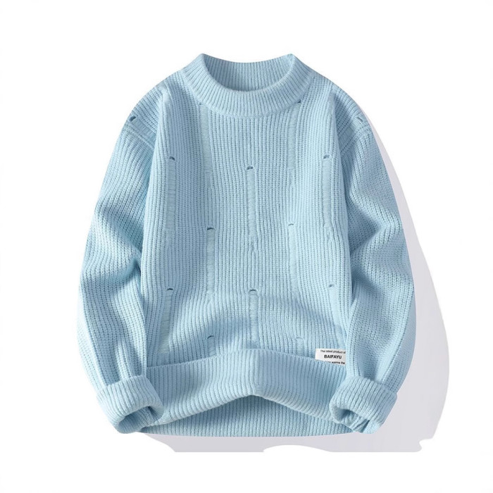 Monochrome Striped Sweater 4 colors