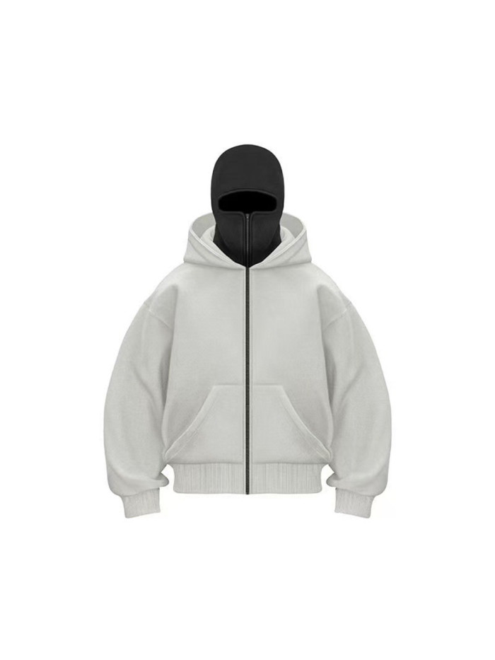 Double-Layer Hooded Zipper hoodie 9 colors 28677389