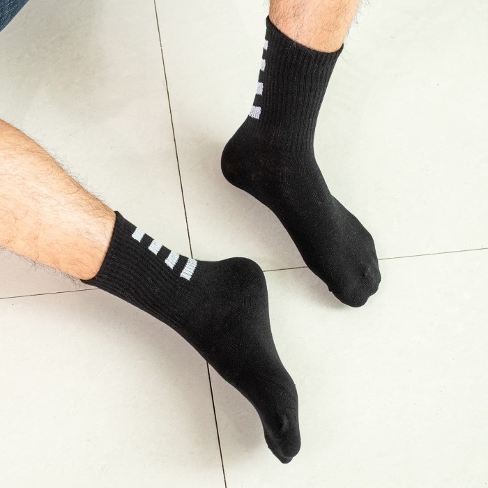 Fashionable sports mid-calf men's socks 25 colors