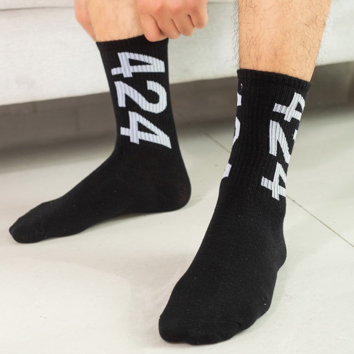 Fashionable sports mid-calf men's socks 25 colors