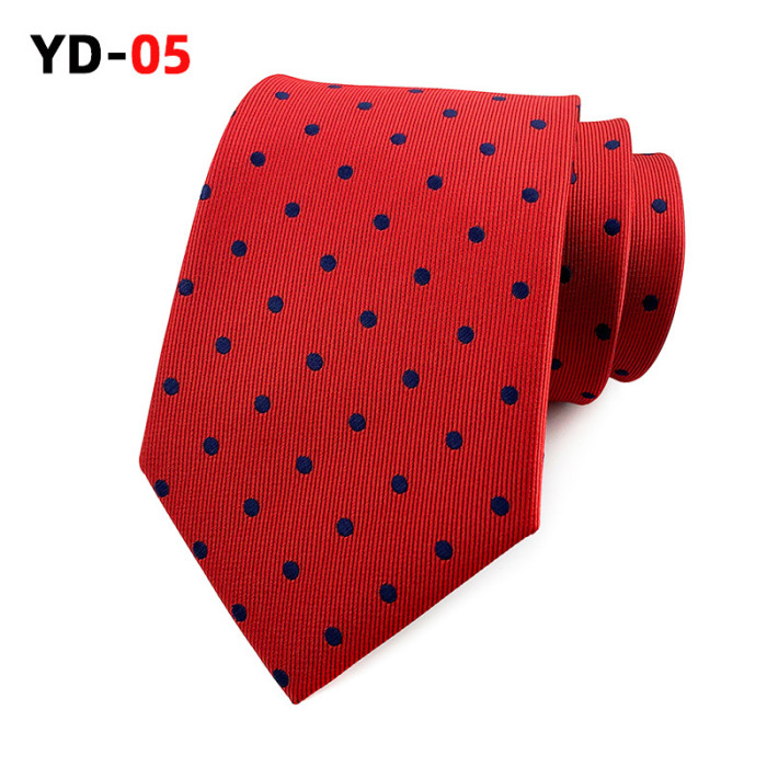 Assorted Colors Polka Dot Ties for Men 10 colors