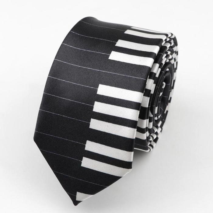 Classic & Stylish Musical Note Men's Tie 8 colors