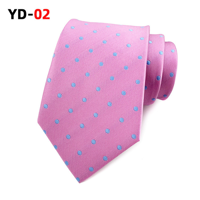 Assorted Colors Polka Dot Ties for Men 10 colors