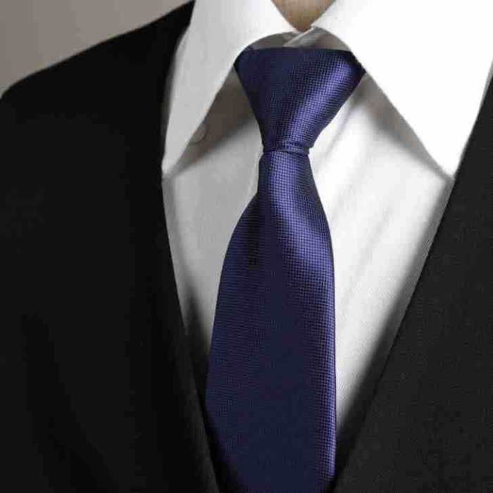 Business Zipper - Style Pre - tied Suit Tie 9 colors