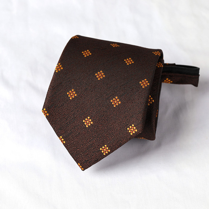 Brown-Toned Pre-tied Men's Tie 6 colors