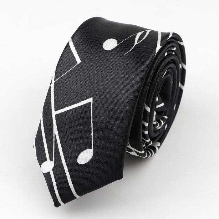 Classic & Stylish Musical Note Men's Tie 8 colors
