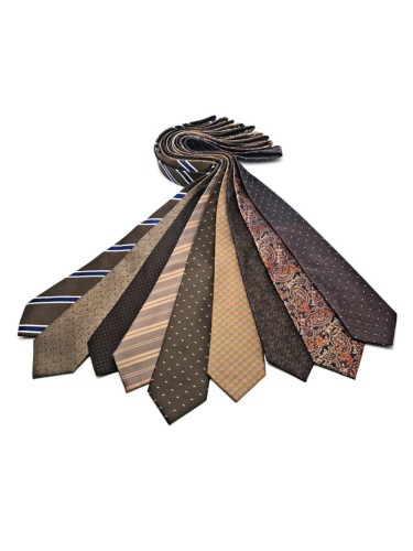 Champagne - Hued Striped Men's Tie 7 colors