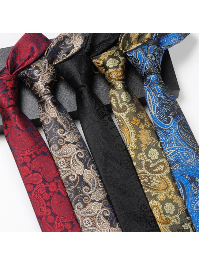 Paisley Pattern Men's Tie 7 colors