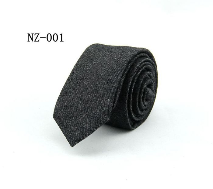 Stylish Men's Solid Color Denim Tie 4 colors