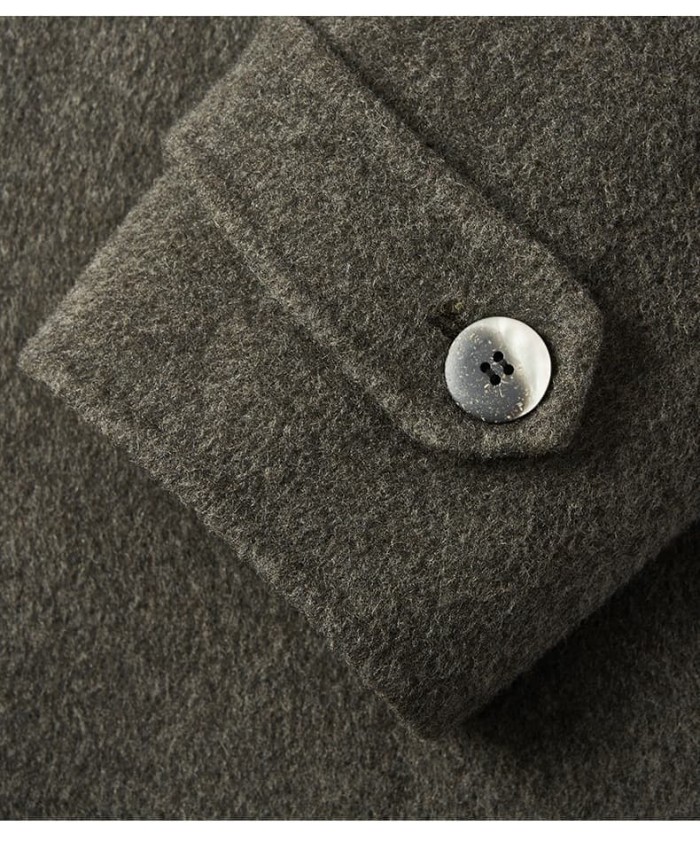 Men's Light Luxury Vintage Double-faced Wool Overcoat 3 colors