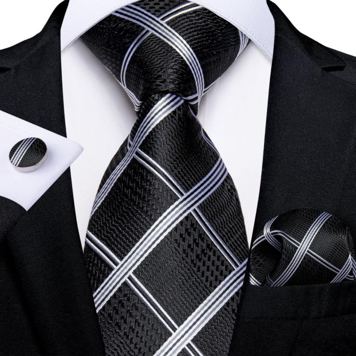 Men's Striped Silk Tie 4 colors