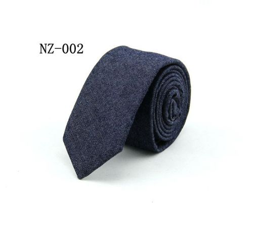Stylish Men's Solid Color Denim Tie 4 colors