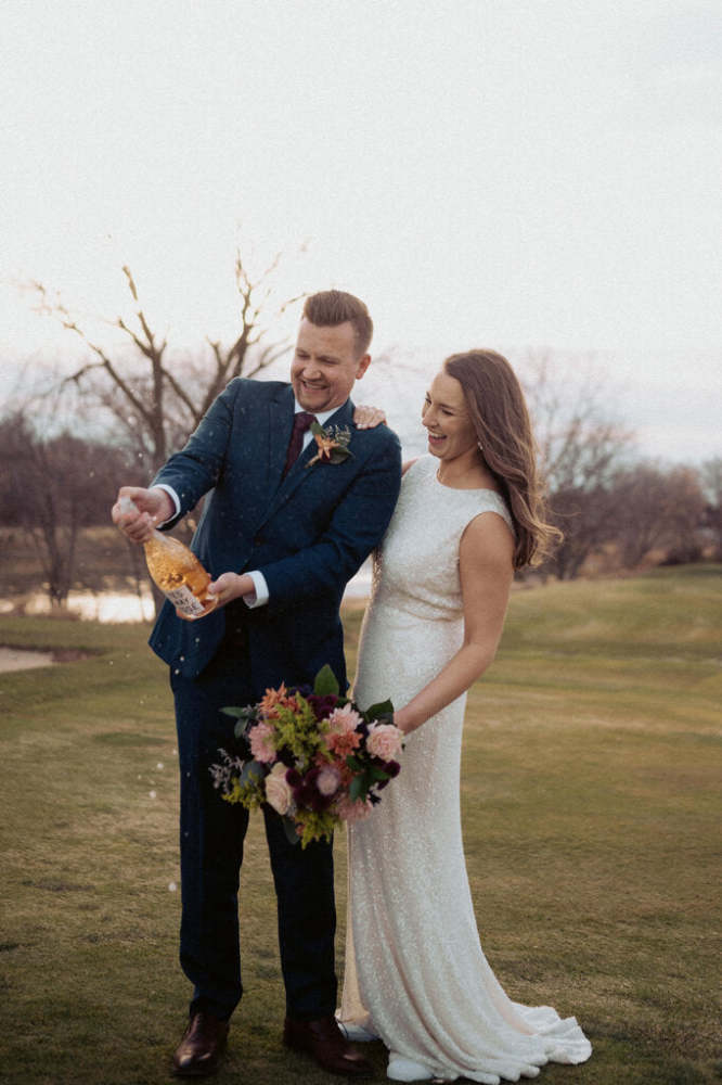 KAREN WILLIS HOLMES Sequin Fit Flare Crew Neck Low Back Size 10