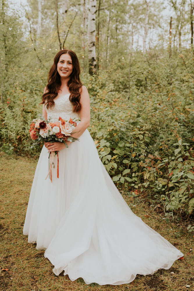 DAVIDS BRIDAL Tulle A-Line Strapless Beaded Bodice Size 8