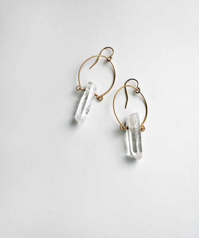 Crystal Horseshoe Earrings