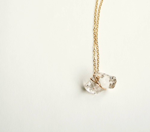 Crystal Chip Wrap Necklace