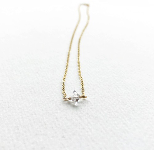 Minimalist Diamond Necklace