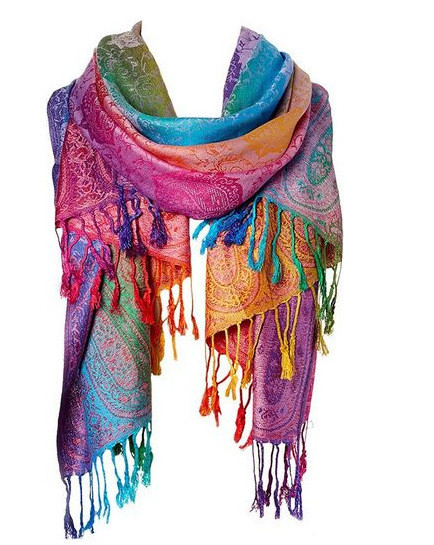 Novelty Rainbow Scarf