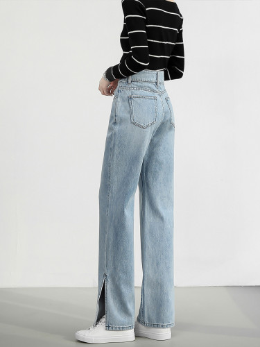 Flared wide-legged pants