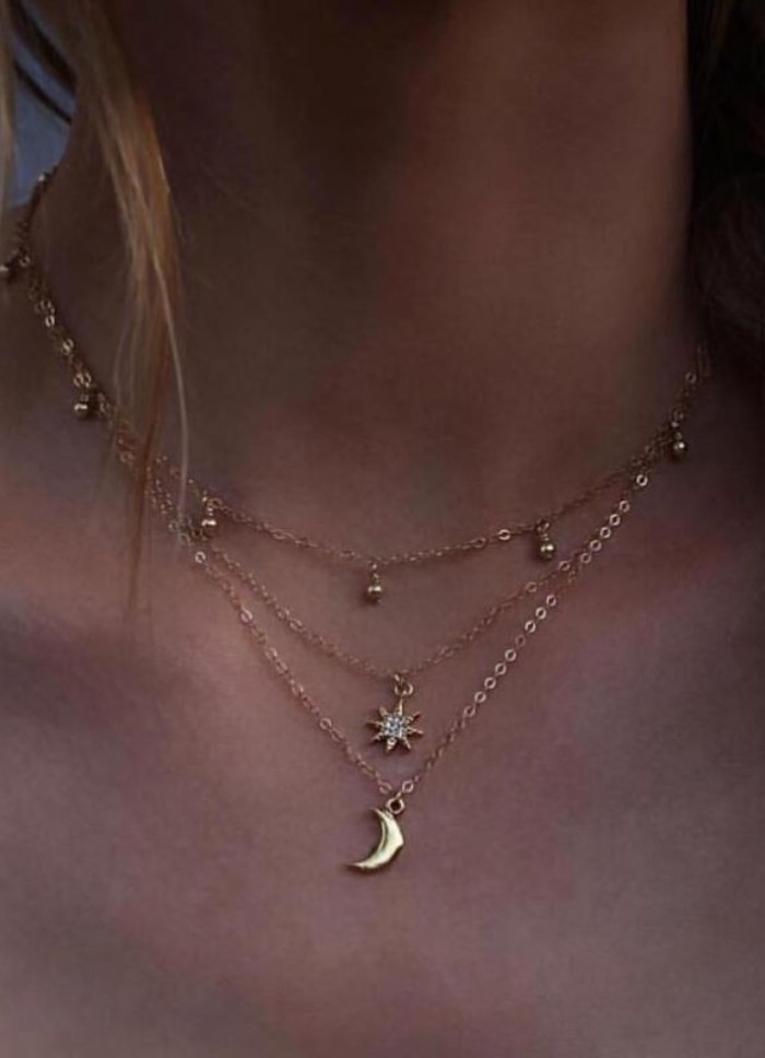 Triple Pendant Necklace