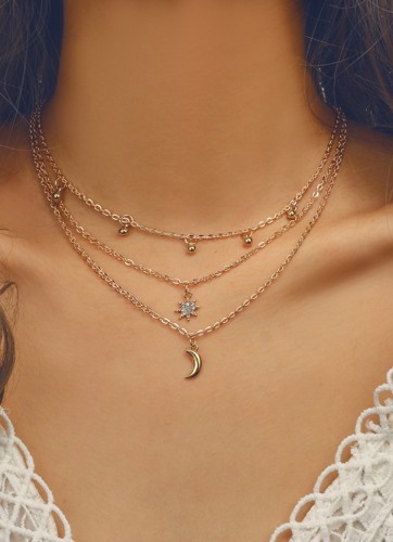 Triple Pendant Necklace
