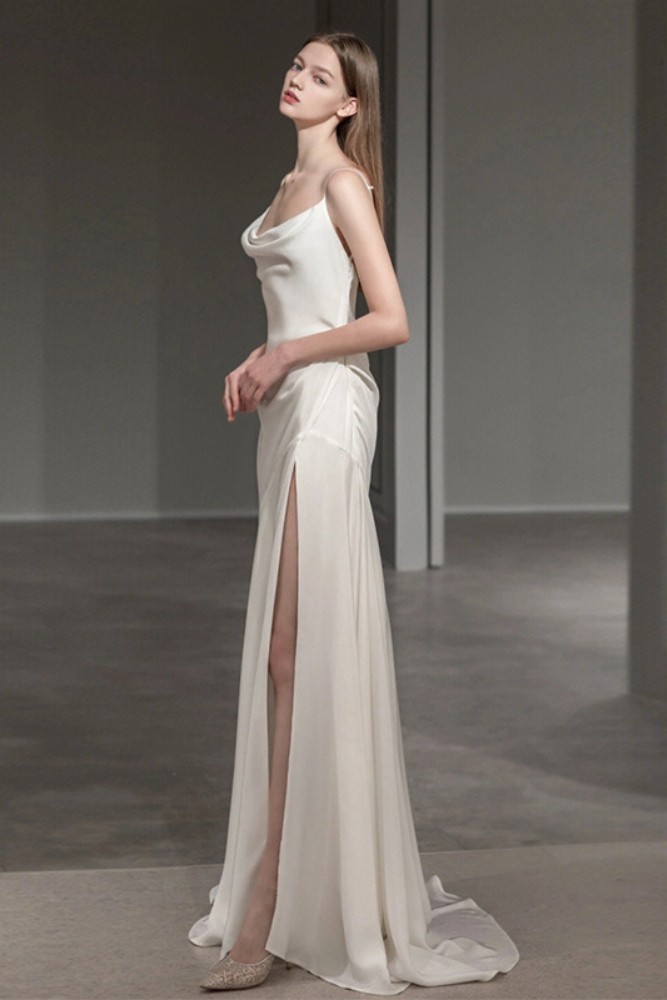 Satin Nude Muscle Dress