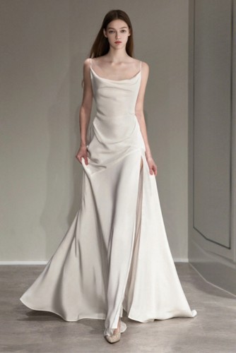 Satin Nude Muscle Dress