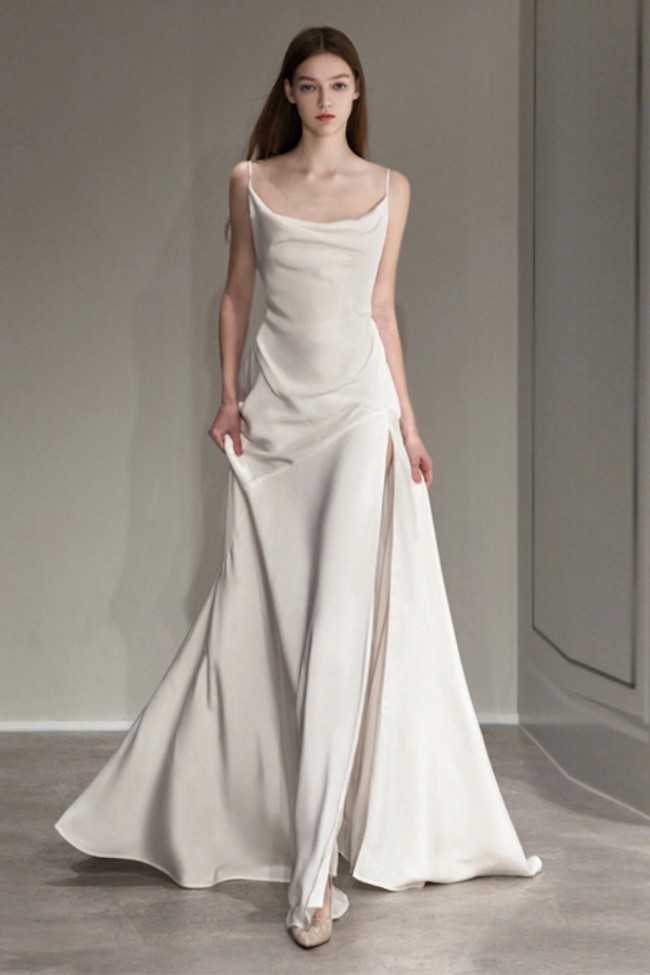 Satin Nude Muscle Dress