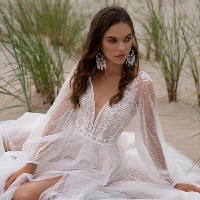 Desert Lace Wedding Dress