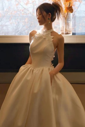 Satin Wedding Dress