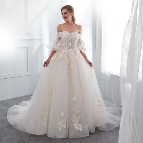 Glitter Lace Wedding Dresses