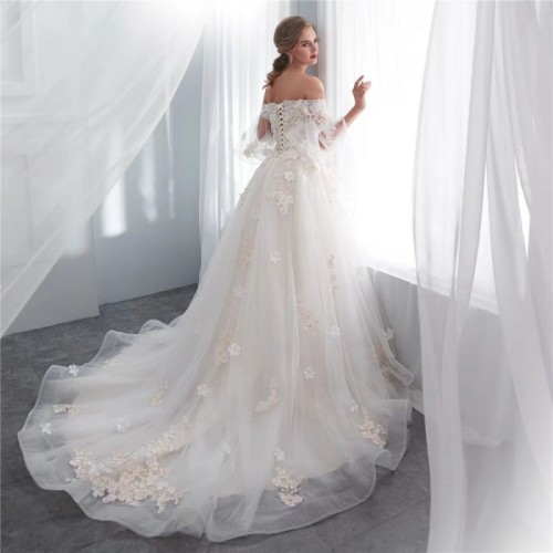 Glitter Lace Wedding Dresses