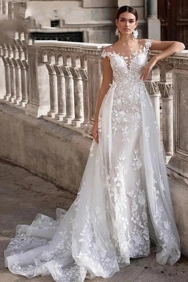Big Lace Wedding Dresses