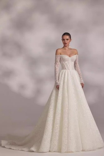 One-shoulder lace Dress