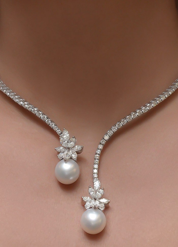 Elegance snake pattern necklace 2 colors