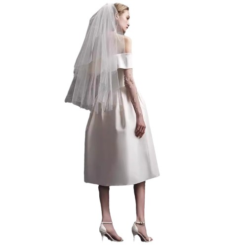One Shoulder Wedding Dress