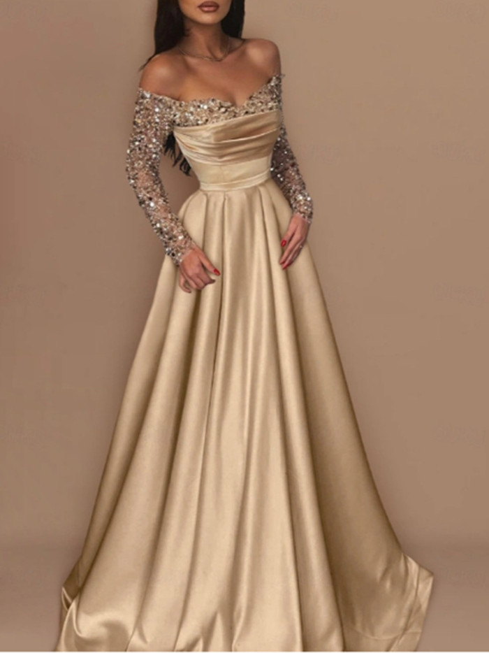 Sequin Evening Gown