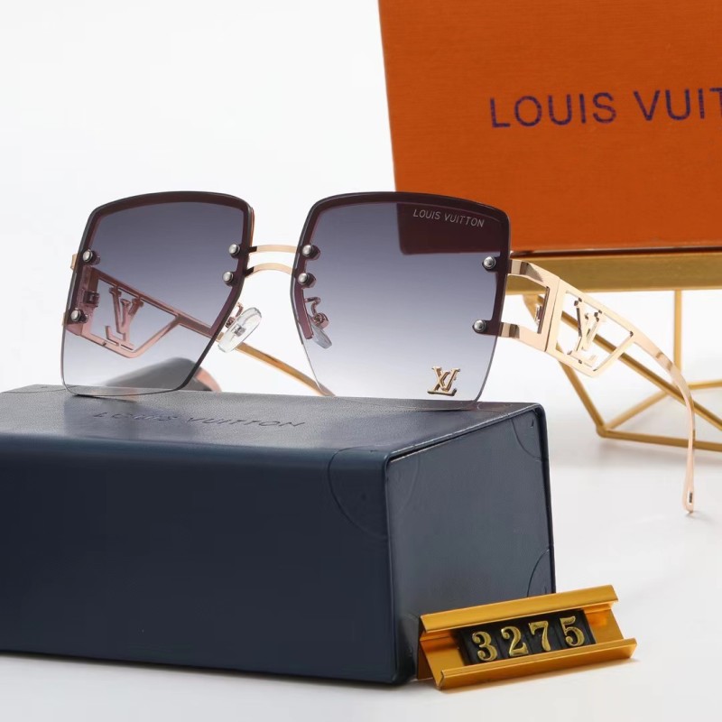 LOUIS VUITTON Champagne PC Multi AC Women's Outdoor Fashion Sunglasses