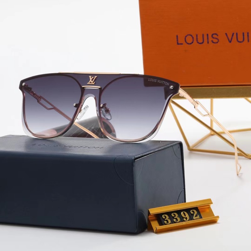 LOUIS VUITTON Champagne PC Multi AC Women's Outdoor Fashion Sunglasses