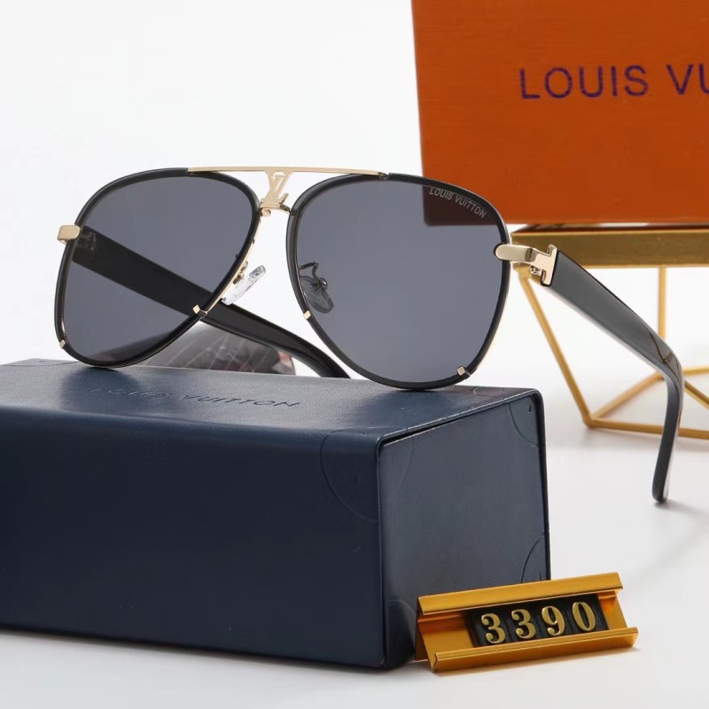 LOUIS VUITTON S Black PC Multi AC Women's Outdoor Fashion Sunglasses