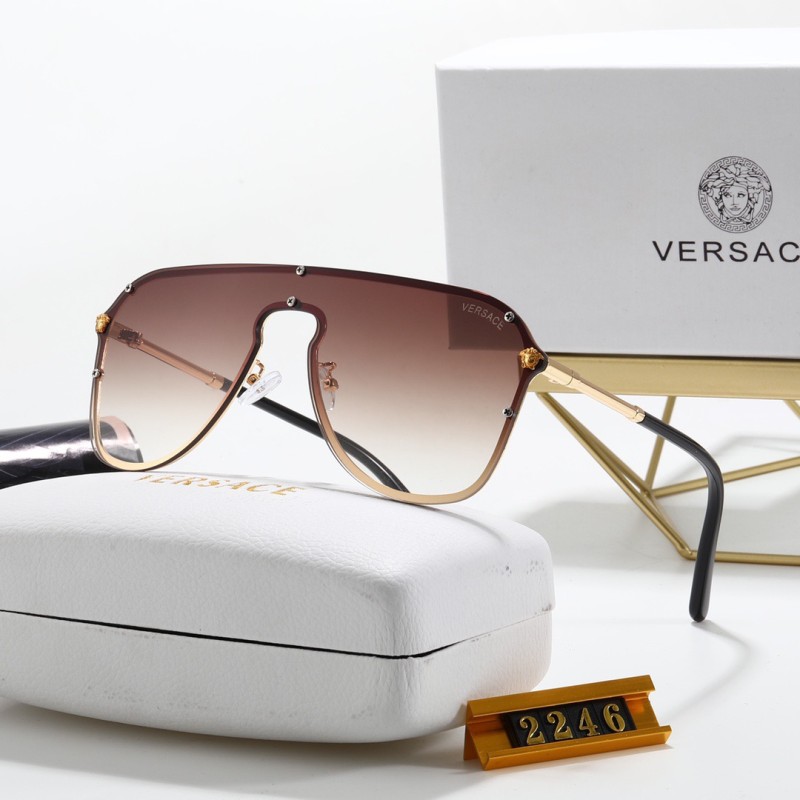 VERSACE Champagne PC Multi AC Women's Outdoor Fashion Sunglasses