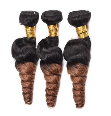 Factory Supply Ombre Color 1B/30# Loose Weaves Bundles Peruvian And Brazilian Human Hair