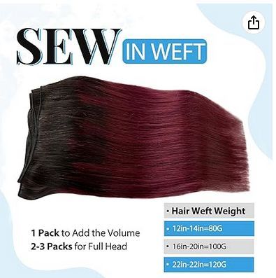 Sew in Extensions *, hand-woven hair curtain extensions silk smooth straight sewn hair extensions