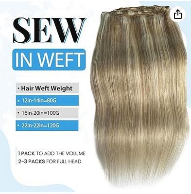 Human * Dark brown highlighter gold #60 Hair curtain Extensions Full end thickness Sew in Hair Extensions 100g human hair extensions