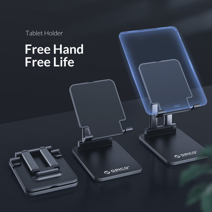 ORICO Desktop Tablet Holder Stand Adjustable Height Angle Foldable Phone Table tCradle Dock for iPad Samsung Xiaomi Stable